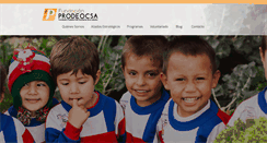 Desktop Screenshot of fundacionprodeocsa.org